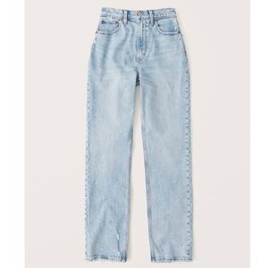 Abercrombie Curve Love 90’s Straight Ultra High Rise Jeans